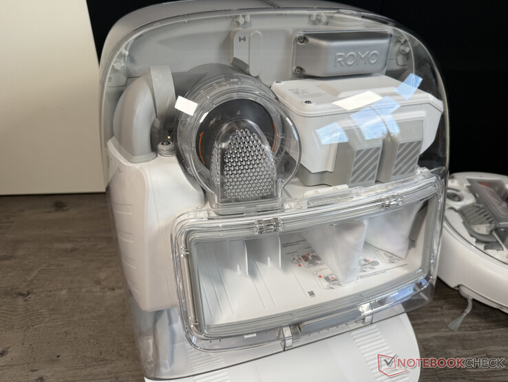 La Estación DJI Romo P transparente