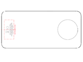 Así se verá el Nokia X20 (TA-1341) por detrás, según un dibujo de la FCC. (Fuente de la imagen: FCC)