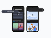 Material gráfico promocional que muestra las nuevas actualizaciones para el feed Discover de Google en smartphones. (Fuente de la imagen: Google)