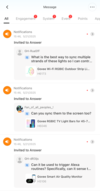 La nueva sección Mensajes de la aplicación Govee Home v6.7.2. (Fuente de la imagen: Govee)