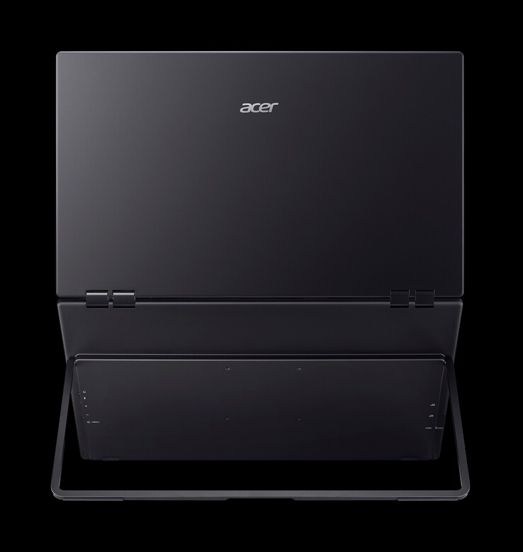 Vista trasera del Acer PD243Y E. (Fuente de la imagen: Acer)