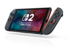 Unidad portátil Nintendo Switch 2 con los mandos Joy-Con rojo y azul. (Fuente de la imagen: Nintendo)