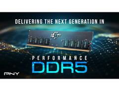 Los nuevos módulos DDR5 de PNY no parecen especialmente llamativos en estas imágenes promocionales (Imagen: PNY)