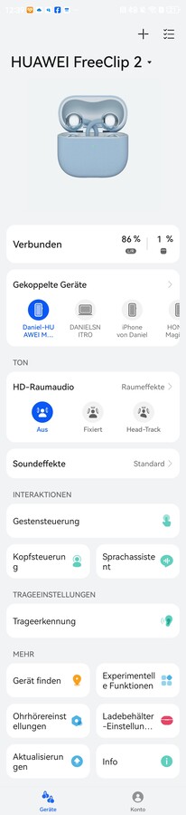 Conexión de audio en Open Android con EMUI 14