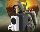 Cartel de «S.T.A.L.K.E.R. 2: Heart of Chornobyl» en el que aparecen consolas Xbox