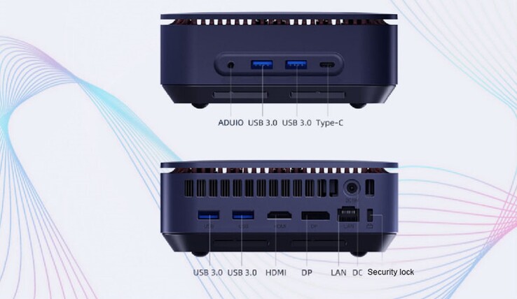 Puertos externos del Ace Magician TK11-A0 (Fuente: Minipc Union)