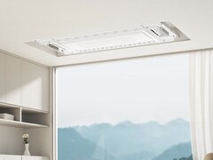 La Xiaomi Mijia Smart Clothes Dryer 1S tiene una lámpara LED integrada. (Fuente de la imagen: Xiaomi)