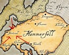 Mapa de la provincia de Hammerfell, del universo de The Elder Scrolls.