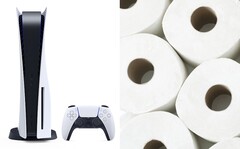 Afortunadamente las peticiones de PS5 y de papel higiénico llegaron a su punto máximo en diferentes momentos. (Fuente de la imagen: Sony/YouTube - editado)
