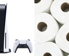Afortunadamente las peticiones de PS5 y de papel higiénico llegaron a su punto máximo en diferentes momentos. (Fuente de la imagen: Sony/YouTube - editado)