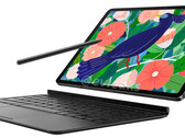 La Galaxia Tab S7 con su pluma S y el accesorio de la cubierta del libro. (Fuente de la imagen: Evan Blass)