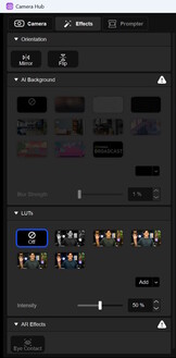 Effekts y LUTs