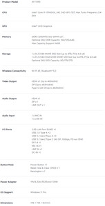 Especificaciones completas del mini PC