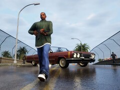 Los gráficos de la Edición Definitiva de la Triología de GTA, bastante decentes en realidad, se ven arruinados por bugs, fallos y otros problemas técnicos (Imagen: Rockstar Games)