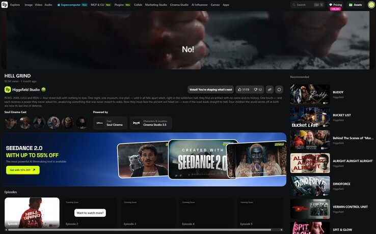 El episodio 2 de Hell Grind sigue sin estar disponible incluso después de registrarse. Los usuarios sólo pueden inscribirse para recibir una notificación cuando se publique.