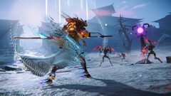 Teaser de lanzamiento de Morbid Metal que muestra al protagonista luchando contra robots enemigos con una espada