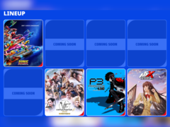 Alineación del Tokyo Game Show 2025 de SEGA con 4 marcadores de posición claramente visibles (fuente de la imagen: Sega Atlus TGS Website)