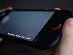 Sangrado de la retroiluminación en la pantalla LCD de Switch 2. (Fuente de la imagen: Digital Foundry en YouTube)