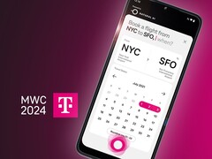 Un render de la interfaz de usuario de Natural AI funcionando en un T Phone. (Imagen: Deutsche Telekom)