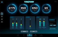 Utilidad FireStorm - Ajustes de rendimiento