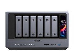 El iDX6011 Pro es un nuevo y potente NAS con funciones de IA y pantalla integrada (Fuente de la imagen: Ugreen)