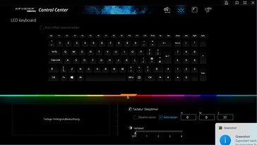 Retroiluminación del teclado