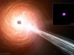 Una imagen conceptual del agujero negro (Fuente de la imagen: varias - ver fuentes)