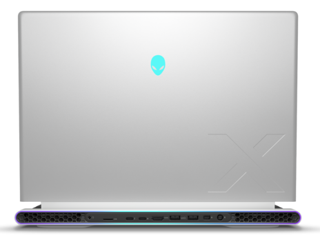 Alienware x16 - Parte trasera. (Fuente de la imagen: Dell)