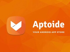 El logotipo oficial y la imagen de marca de la tienda de aplicaciones para Android Aptoide.