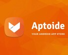El logotipo oficial y la imagen de marca de la tienda de aplicaciones para Android Aptoide.