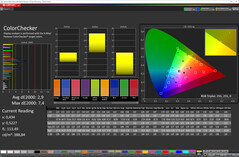 CalMAN - Precisión de color (Adaptable, sRGB)