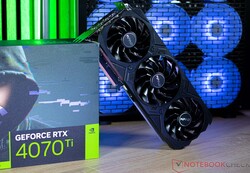 Probando la KFA2 GeForce RTX 4070 Ti EX Gamer, unidad de prueba proporcionada por HMC Bremen