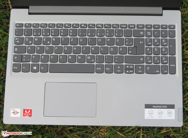 Un vistazo a la cubierta del teclado en el IdeaPad S145-15API