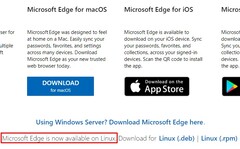 Microsoft Edge para Linux ya está disponible en Microsoft.com para su descarga como producto final (Fuente: Propia)