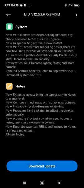 MIUI 12.5 para el Redmi Note 10 5G y el POCO M3 Pro 5G. (Fuente de la imagen: MIUI Download by xiaomui)