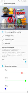 Configuraciones optimizadas para la pantalla adaptable del Samsung Galaxy S9