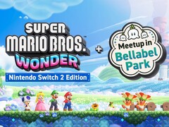 Banner del paquete de mejoras Super Mario Bros. Wonder Switch 2 (Imagen: captura de pantalla, Nintendo of America YouTube con ediciones)