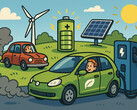 Los motores de combustión se están quedando obsoletos a medida que las nuevas tecnologías de baterías revolucionan la movilidad. (Fuente de la imagen: GPT-image-1)