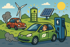 Los motores de combustión se están quedando obsoletos a medida que las nuevas tecnologías de baterías revolucionan la movilidad. (Fuente de la imagen: GPT-image-1)