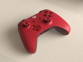 Mando inalámbrico rojo de Xbox.