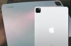 La Xiaomi Mi Pad 5 se ha inspirado claramente en Apple&#039;s iPad Pro en lo que respecta al diseño. (Fuente de la imagen: WHYLAB/Apple - editado)