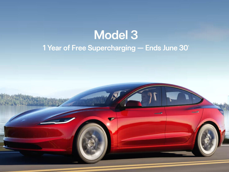 La oferta de supercarga gratuita del Tesla Model 3 sólo es válida en Canadá por ahora.