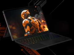 El OneXPlayer Super X tiene una pantalla orientada hacia el paisaje, a diferencia de la serie OneXPlayer X1. (Fuente de la imagen: One-Netbook - editado)