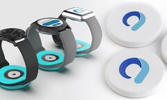 Los diseños conceptuales del dispositivo Afon muestran el medidor de glucosa en sangre como un sensor fácilmente portátil e integrable. (Fuente de la imagen: Afon/Iterate - editado)