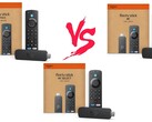 El Fire TV Stick 4K Max, el Fire TV Stick 4K y el Fire TV Stick 4K Select conforman los palos de streaming de Amazon que pueden transmitir en 4K. (Fuente de la imagen: Amazon)