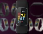 El rastreador de fitness Fitbit Charge 5 podría salir al mercado en el cuarto trimestre de 2021. (Fuente de la imagen: Fitbit/@evleaks - editado)