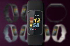 El rastreador de fitness Fitbit Charge 5 podría salir al mercado en el cuarto trimestre de 2021. (Fuente de la imagen: Fitbit/@evleaks - editado)