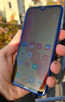 Uso de Redmi Note 8 en exteriores