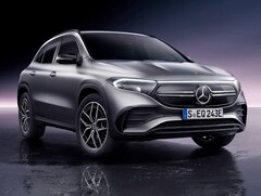 El Mercedes EQA 250+ tiene una capacidad de 71 kWh y, por tanto, ofrece la mayor batería de toda la gama EQA de SUV compactos (Imagen: Mercedes-Benz)