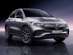 El Mercedes EQA 250+ tiene una capacidad de 71 kWh y, por tanto, ofrece la mayor batería de toda la gama EQA de SUV compactos (Imagen: Mercedes-Benz)